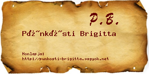 Pünkösti Brigitta névjegykártya